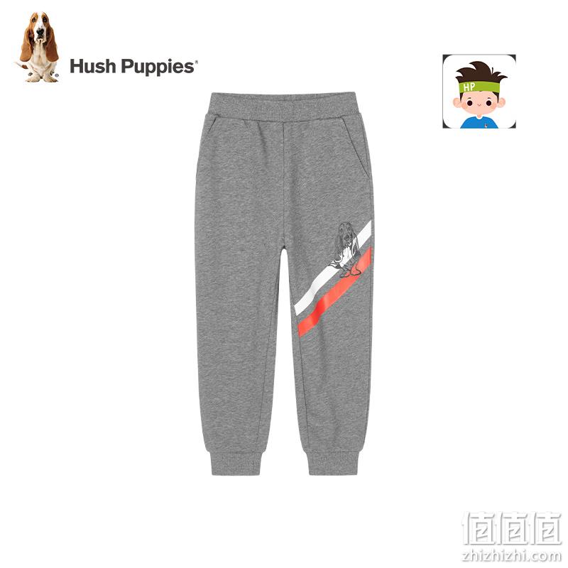 Hush Puppies 暇步士 春秋男中大童宽松休闲运动裤（105~170码）3色 99元包邮（需领券） 值值值-买手聚集的地方
