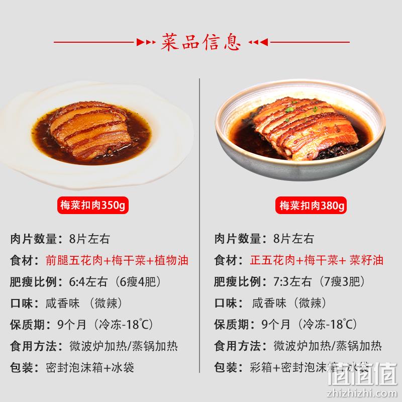 掌中勺 加热即食梅菜扣肉 350g*2碗 34.9元包邮（需领券） 值值值-买手聚集的地方