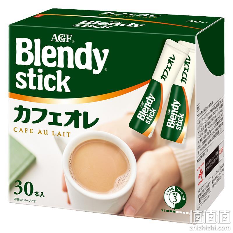 临期特价！日本进口，AGF Blendy 三合一速溶拿铁咖啡30条*2盒 新低45元包税包邮 值值值-买手聚集的地方
