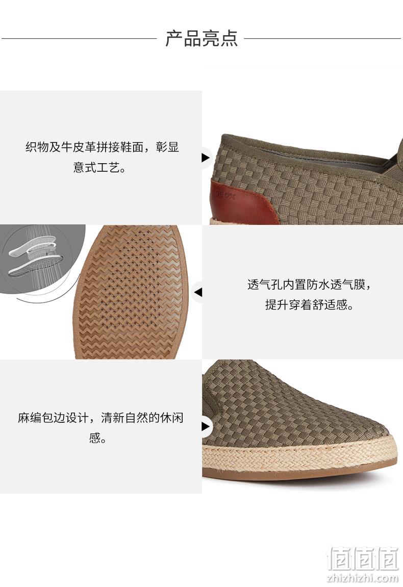 GEOX 杰欧适 U Pantelleria 朱一龙同款 男士休闲鞋渔夫鞋 U25DWA 363.34元（天猫折后709元） 值值值-买手聚集的地方