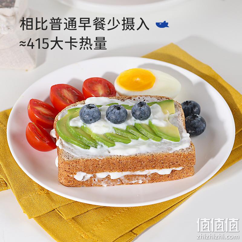 鲨鱼菲特 低脂黑麦面包/吐司1000g（50g×20片）*2件 30.8元（折15.4元/件） 值值值-买手聚集的地方