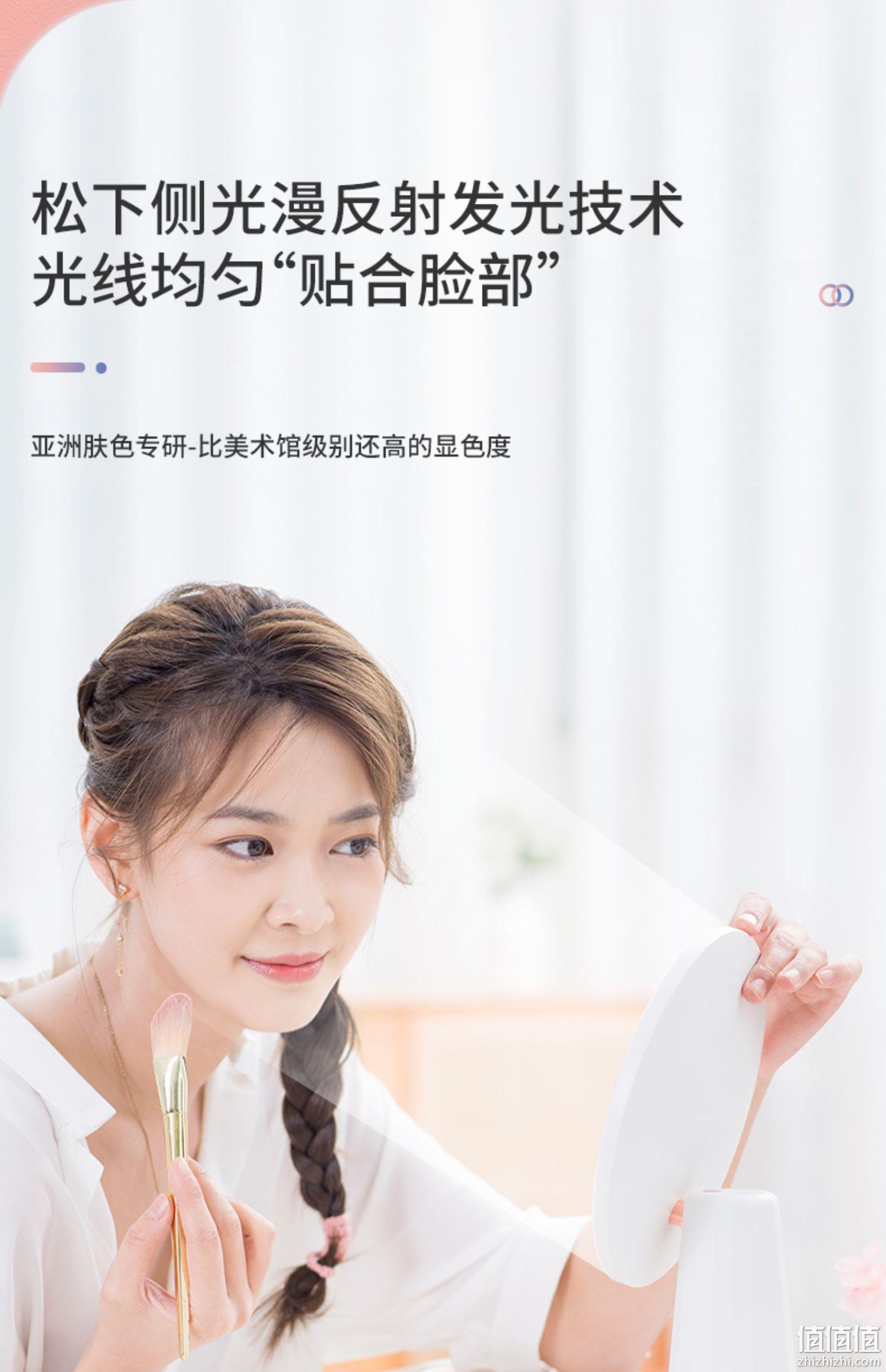 Panasonic 松下 HH-LT0635 台式带灯化妆镜 169元包邮（需领券） 值值值-买手聚集的地方