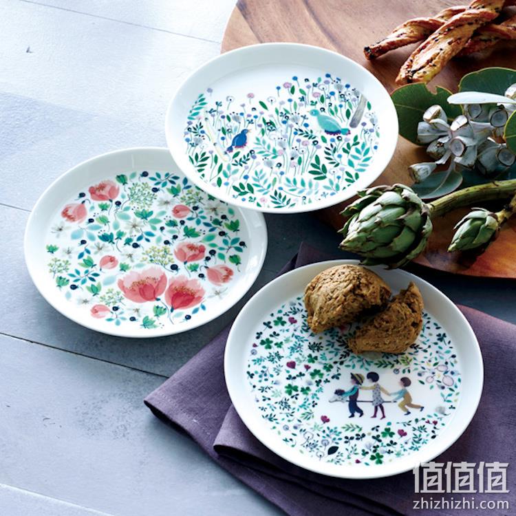 Narumi 鸣海 Anna Emilia系列 6件碗盘骨瓷套装 96604-23137 518元（天猫旗舰店1000元） 值值值-买手聚集的地方