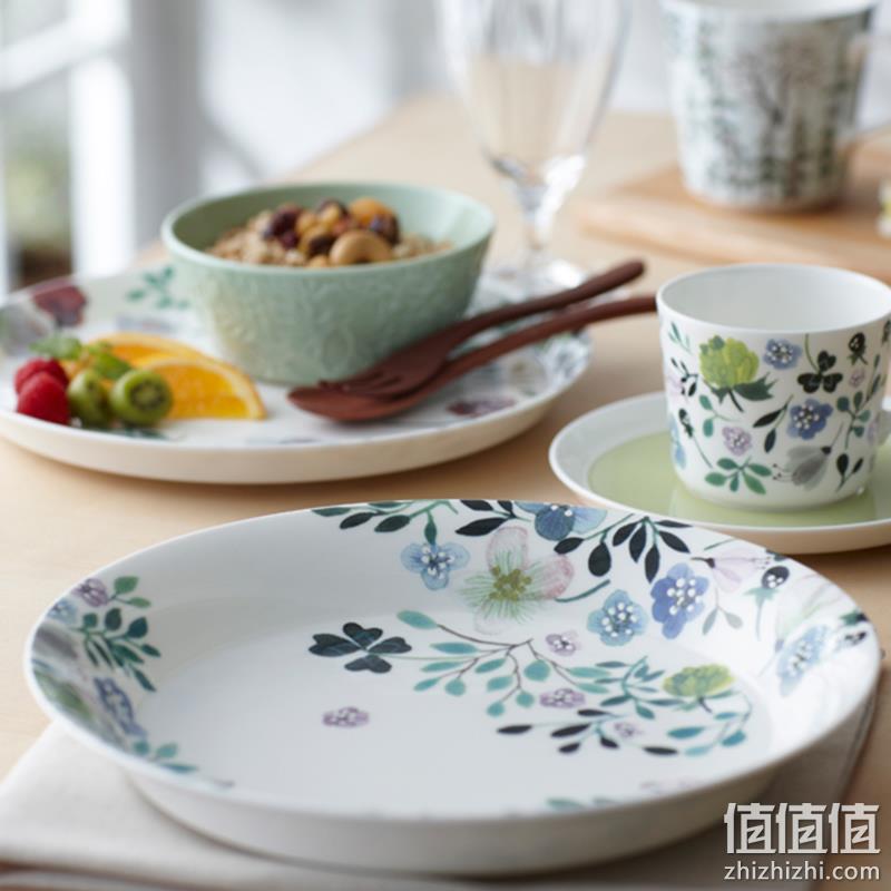 Narumi 鸣海 Anna Emilia系列 6件碗盘骨瓷套装 96604-23137 518元（天猫旗舰店1000元） 值值值-买手聚集的地方
