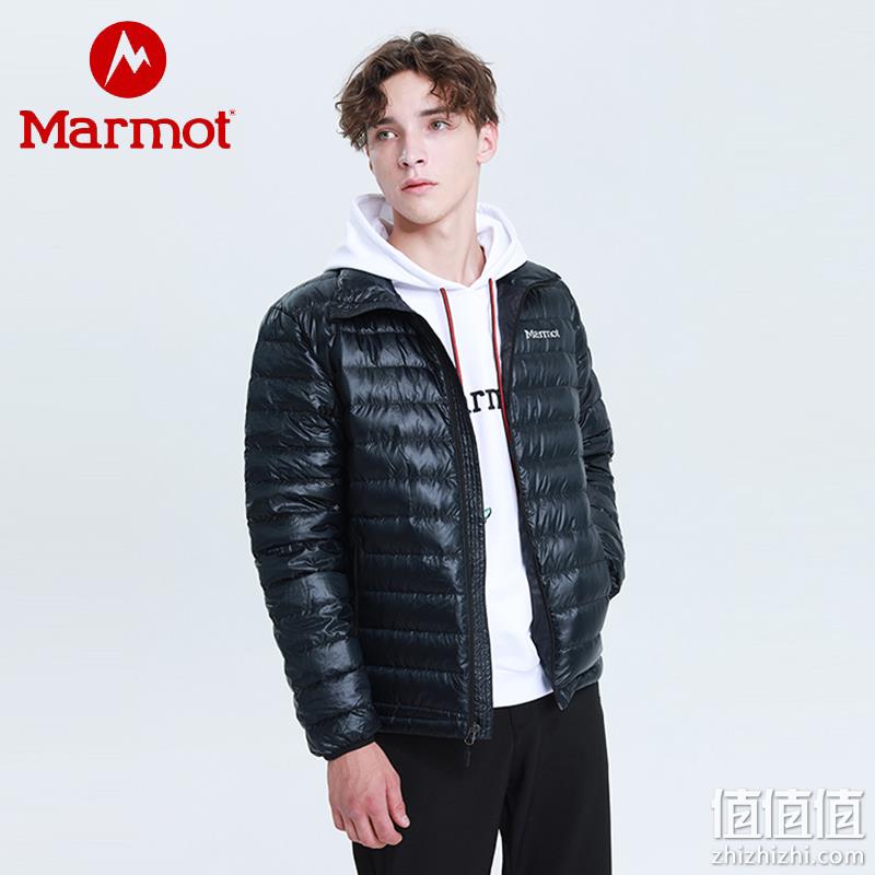 新低！Marmot 土拨鼠 highlander 700蓬男士轻薄款连帽羽绒服 V79400 329元包邮 值值值-买手聚集的地方