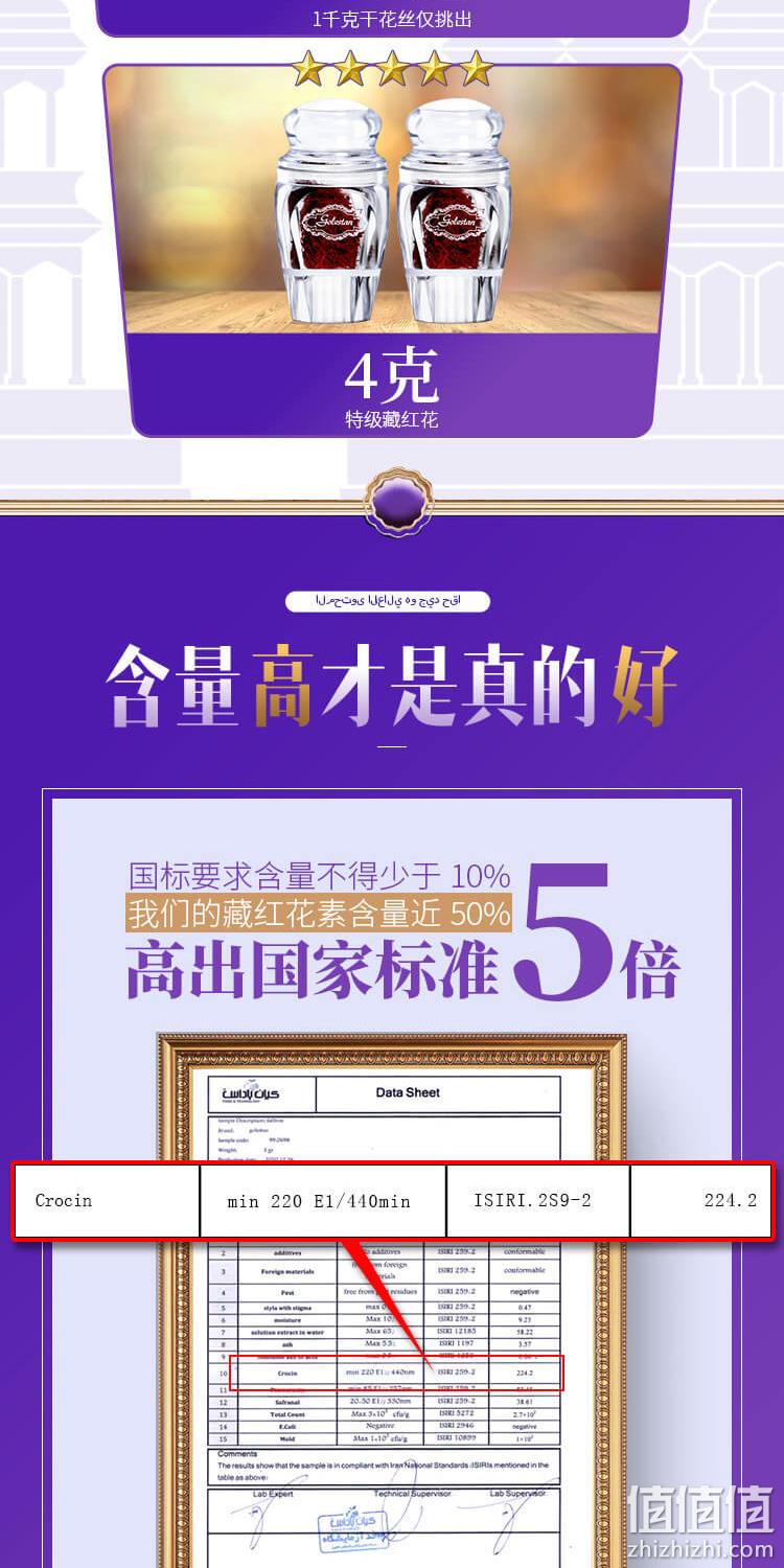 中东皇室指定专供，伊朗原装进口 Golestan 5星特级藏红花 2g/瓶*2件 78元包邮（39元/瓶） 值值值-买手聚集的地方
