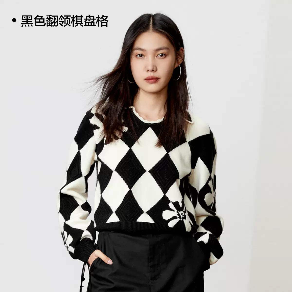 PEACEBIRD 太平鸟 高级感气质打底女士套头毛衣合集 119元起包邮（双重优惠） 值值值-买手聚集的地方