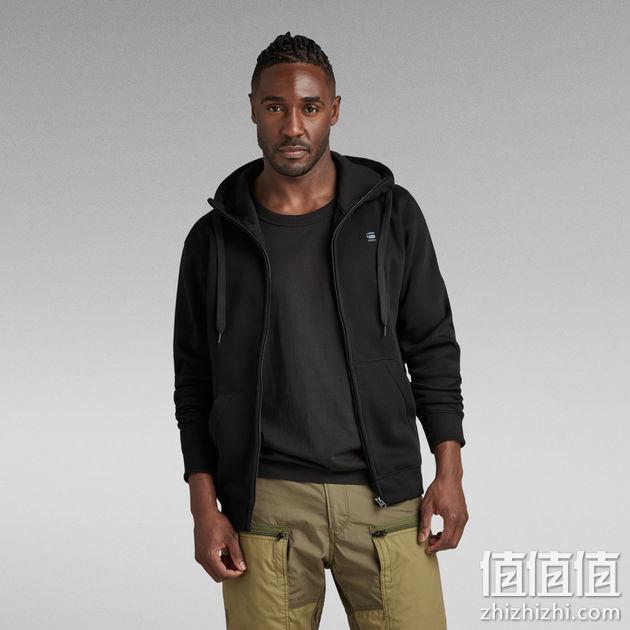 G-STAR RAW Premium Core 男士拉链连帽卫衣 D16122 336.29元（可3件92折） 值值值-买手聚集的地方