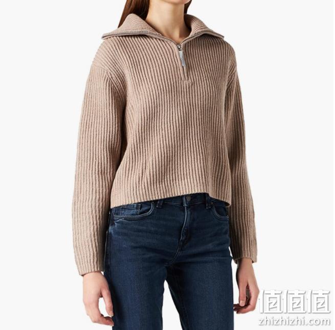 G-STAR RAW Skipper 女士羊毛混纺短款半拉链针织衫 D20607 新低378.38元 值值值-买手聚集的地方