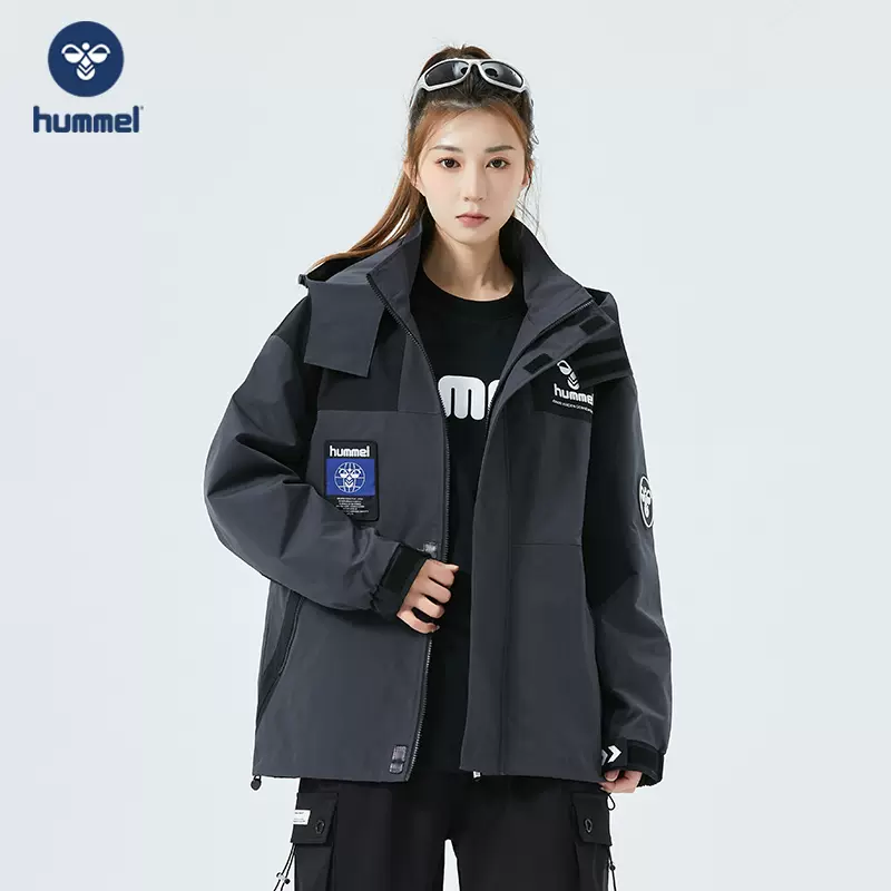 Hummel 大黄蜂 户外夹克情侣登山服外套 3色 239元包邮(需领券) 值值值-买手聚集的地方