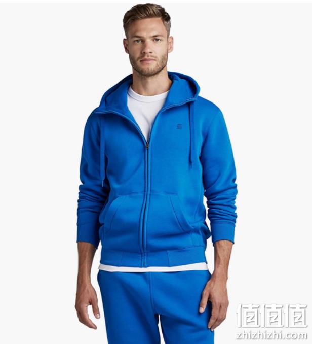 G-STAR RAW Premium Core 男士拉链连帽卫衣 D16122 336.29元（可3件92折） 值值值-买手聚集的地方