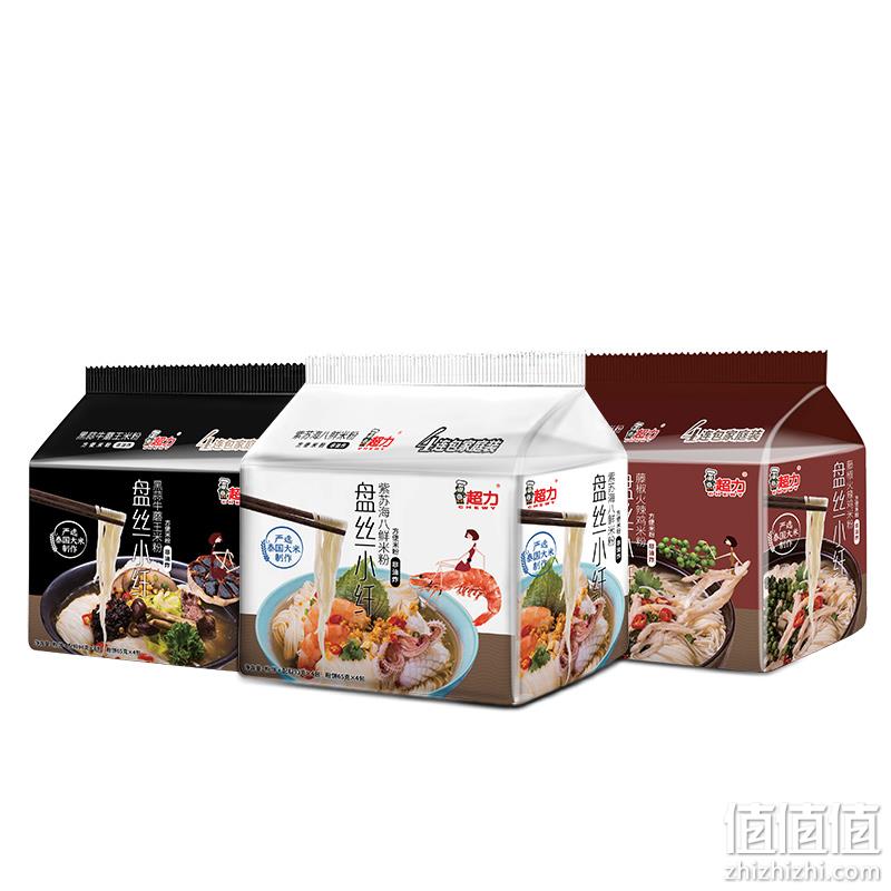 51年专注做米粉，香港超力 速食免煮盘丝小纤米粉 4连包*6件 新低54.97元包邮（9.16元/4联包） 值值值-买手聚集的地方