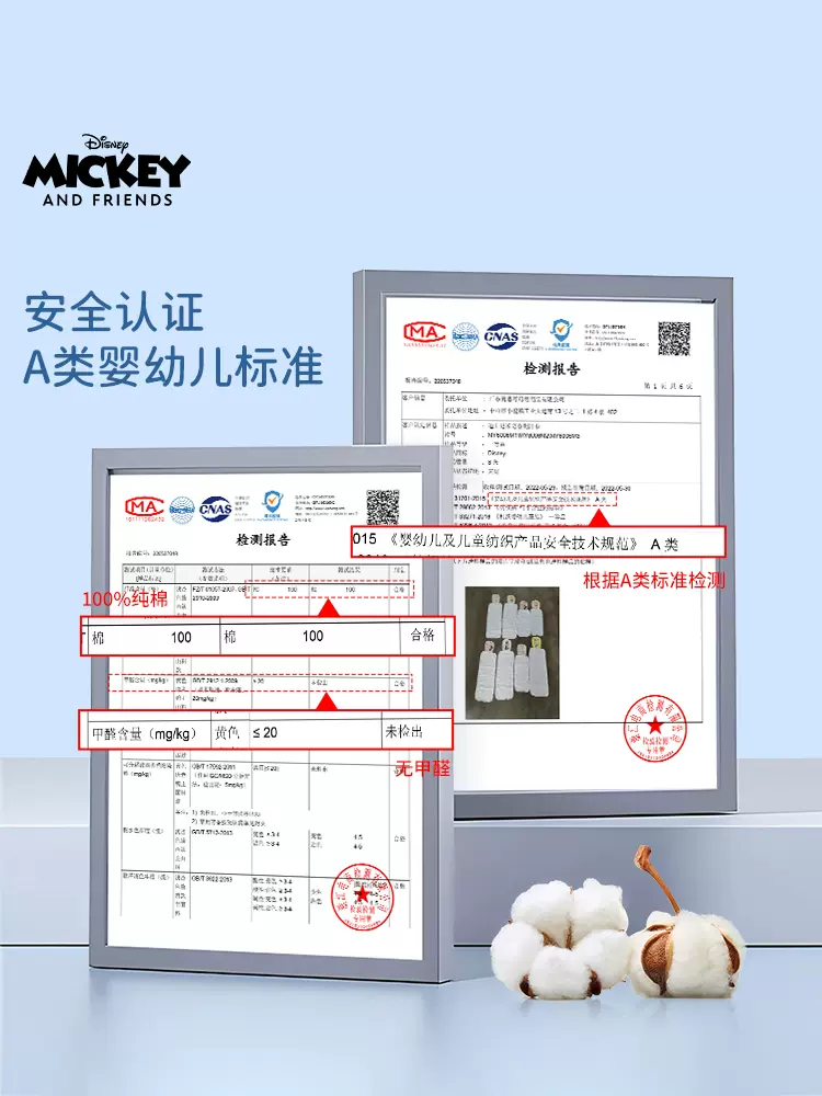A类品质，迪士尼 纯棉纱布吸汗巾 5条装 15.8元包邮（需领券） 值值值-买手聚集的地方