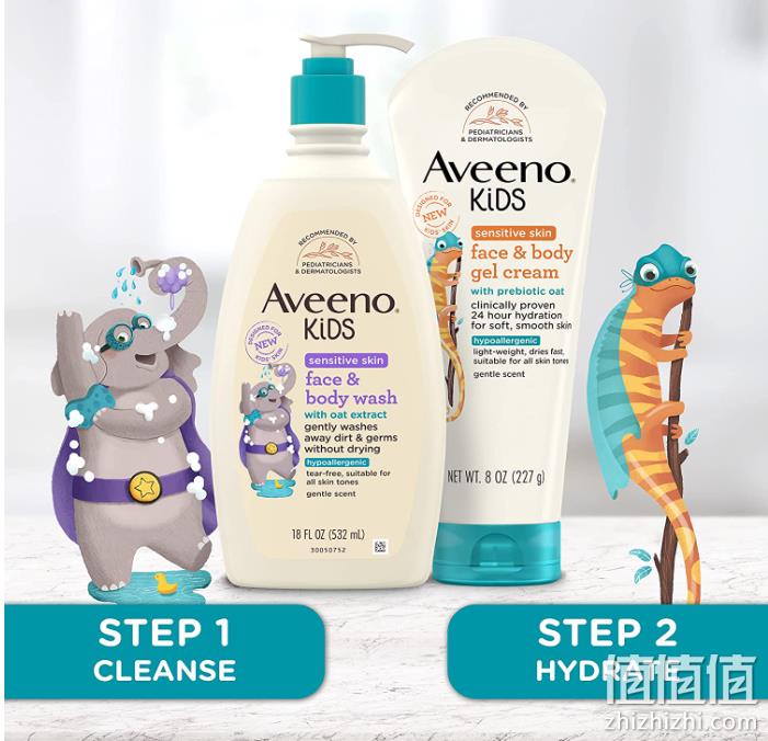 亚马逊销冠！Aveeno艾维诺 婴儿洗发沐浴二合一 532ml 66.59元 值值值-买手聚集的地方