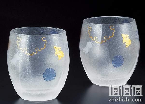亚马逊销冠！Aderia 雪兔镶金 古典酒器玻璃对杯 345ml*2个 124.51元（天猫折后290元） 值值值-买手聚集的地方