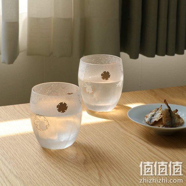 亚马逊销冠！Aderia 雪兔镶金 古典酒器玻璃对杯 345ml*2个 124.51元（天猫折后290元） 值值值-买手聚集的地方