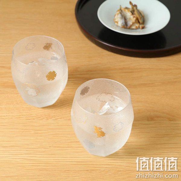 亚马逊销冠！Aderia 雪兔镶金 古典酒器玻璃对杯 345ml*2个 124.51元（天猫折后290元） 值值值-买手聚集的地方