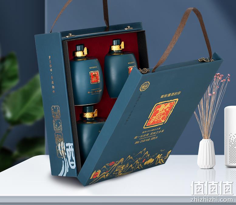 扳倒井 国井1915酒庄 藏酒 52度浓香型白酒 手提礼盒装500mL*4瓶装 赠大曲浓香500mL*2瓶 299元包邮（双重优惠） 值值值-买手聚集的地方
