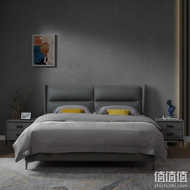 Sleemon 喜临门 卡门+光年护脊 新西兰进口头层黄牛皮软床套餐180*200cm 4099元包邮（需付定金100元） 值值值-买手聚集的地方