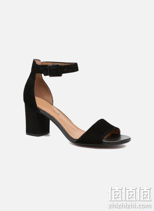 Clarks 其乐 deva MAE女士真皮一字带凉鞋 298.07元 值值值-买手聚集的地方