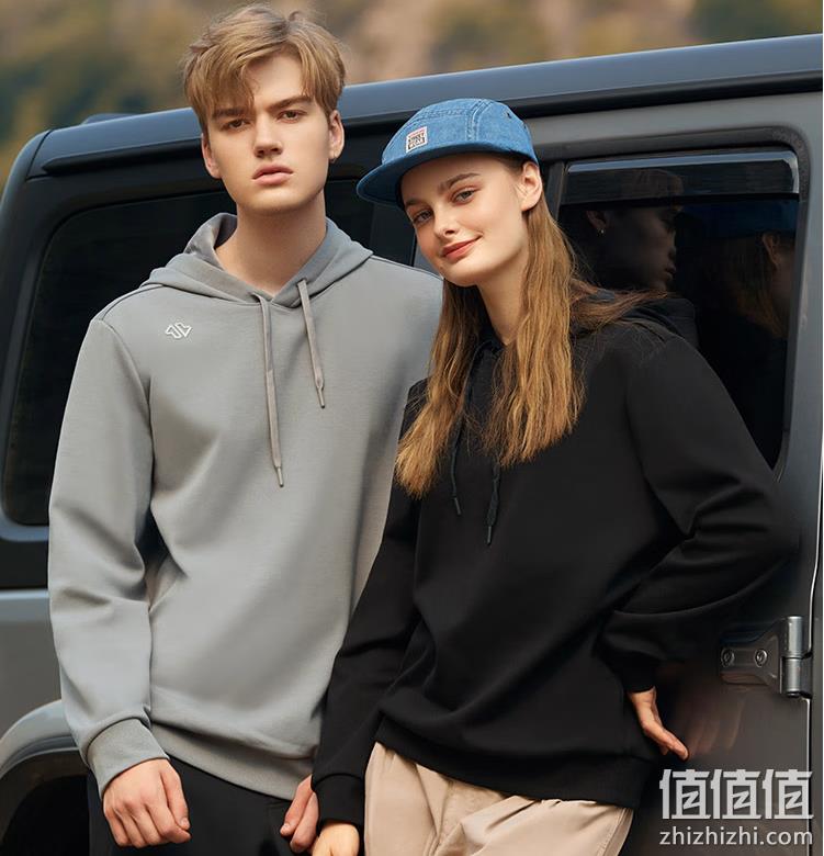 京东京造 男女同款加绒运动卫衣 +凑单品 48.79元（多重优惠） 值值值-买手聚集的地方