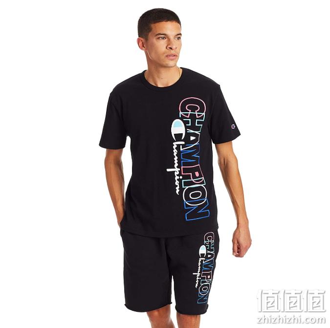 Champion 冠军 Life系列 T1919G 男士印花纯棉短袖T恤 117元起 值值值-买手聚集的地方