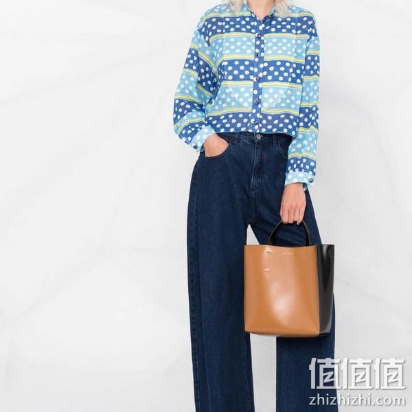 Marni 玛尼 Museo Bag Medium 经典款拼色中号手提托特包 4109元（天猫旗舰店8200元） 值值值-买手聚集的地方