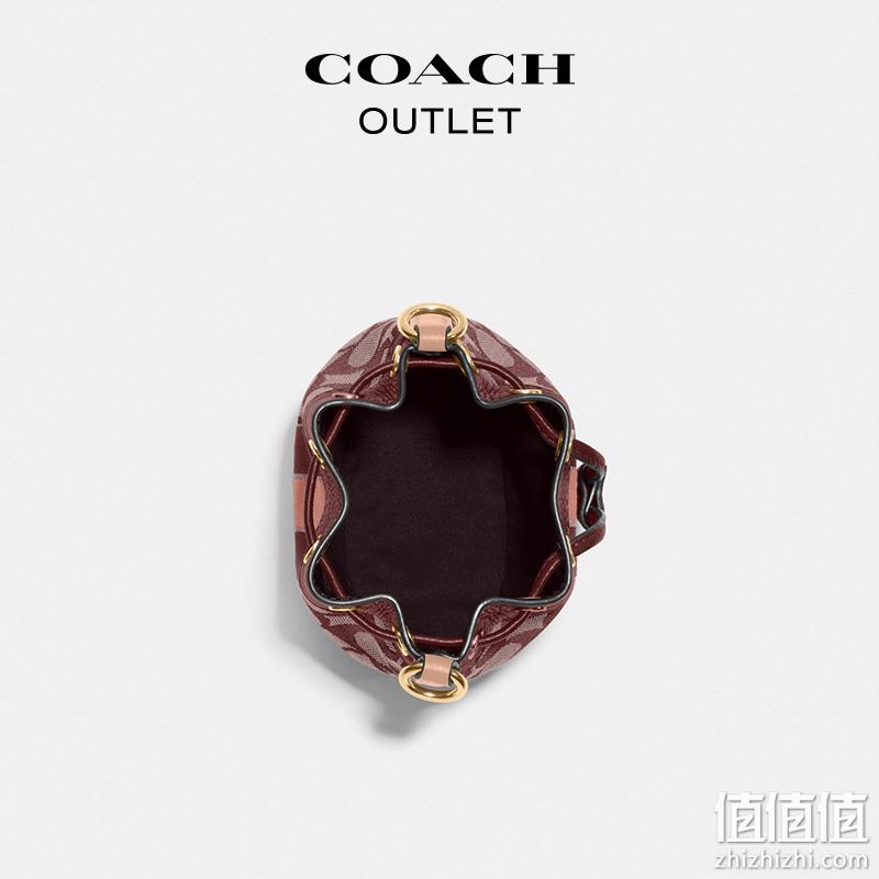 COACH蔻驰 DEMPSEY 经典标志真皮拼接迷你水桶包 1061.64元（天猫折后2050元） 值值值-买手聚集的地方