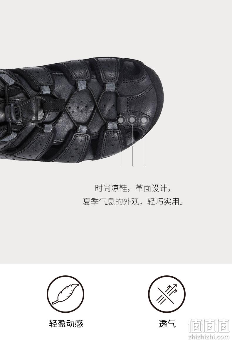 亚马逊销冠！GEOX 杰欧适 UOMO SANDAL STRAD 男士镂空透气罗马凉鞋 U6224B 344.41元 值值值-买手聚集的地方
