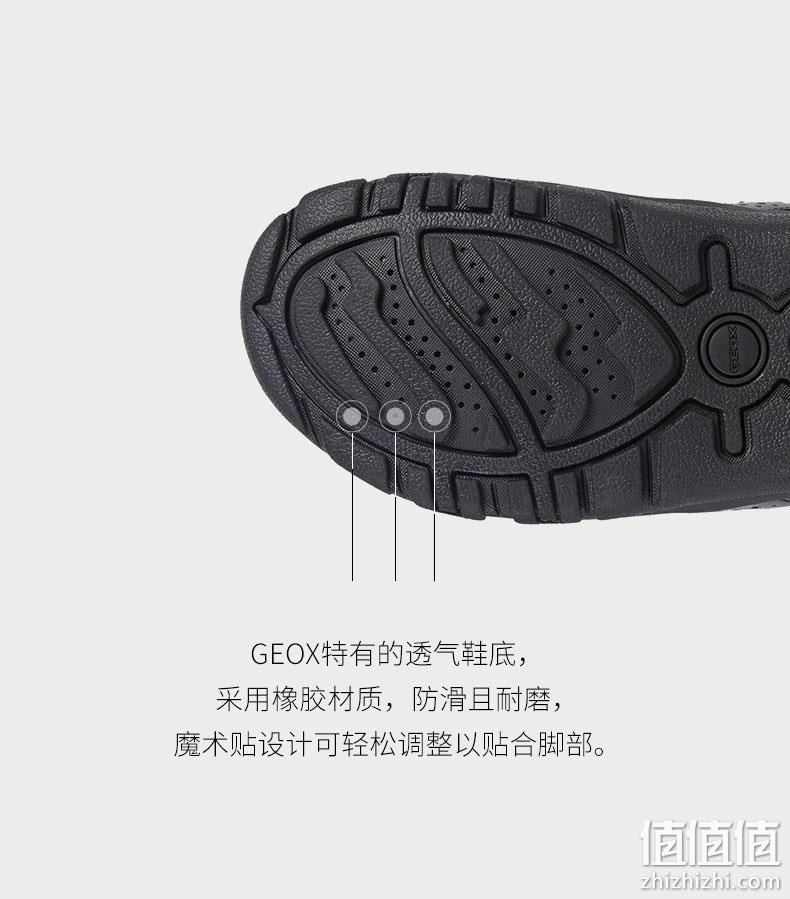 亚马逊销冠！GEOX 杰欧适 UOMO SANDAL STRAD 男士镂空透气罗马凉鞋 U6224B 344.41元 值值值-买手聚集的地方