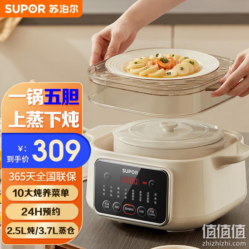 Plus会员，Supor 苏泊尔 DZ25FC859 电炖锅 199元包邮（双重优惠） 值值值-买手聚集的地方
