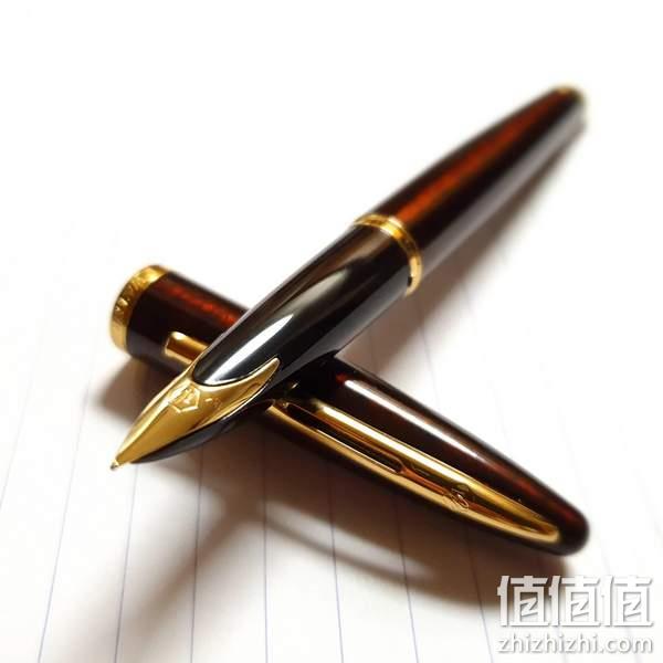 法国产，Waterman 威迪文 Carène 海韵 琥珀纹珍漆金夹墨水笔 M尖 986.92元 值值值-买手聚集的地方