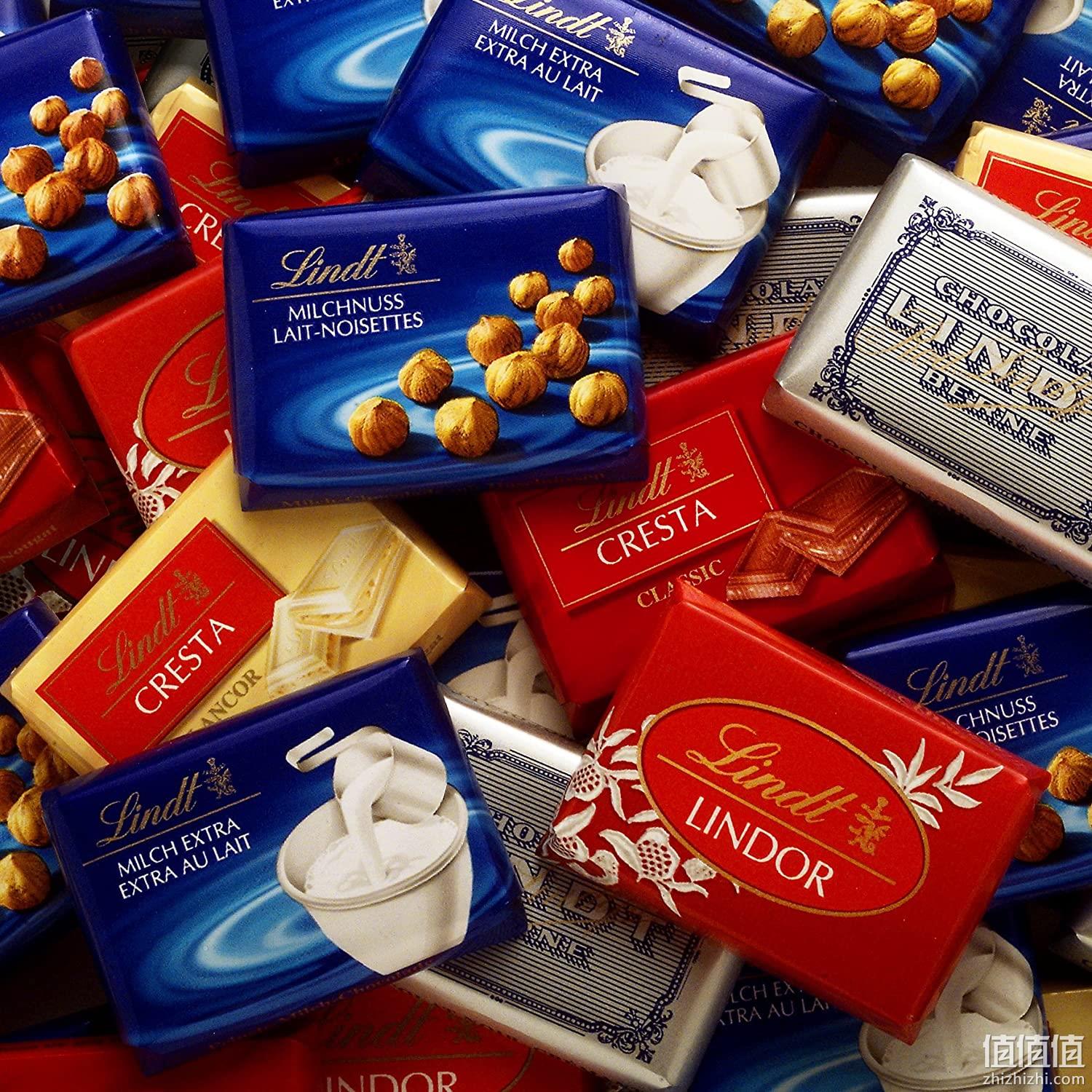 史低！Lindt 瑞士莲 Napolitains 精选缤纷小块装巧克力 2.5kg 350.06元 值值值-买手聚集的地方