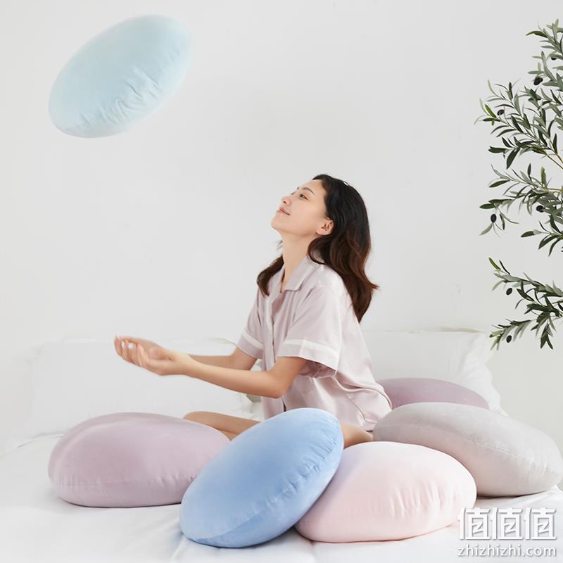 新低！网易严选 日式蓬软太鼓抱枕 1138000 40cm 多色 19.9元包邮 值值值-买手聚集的地方