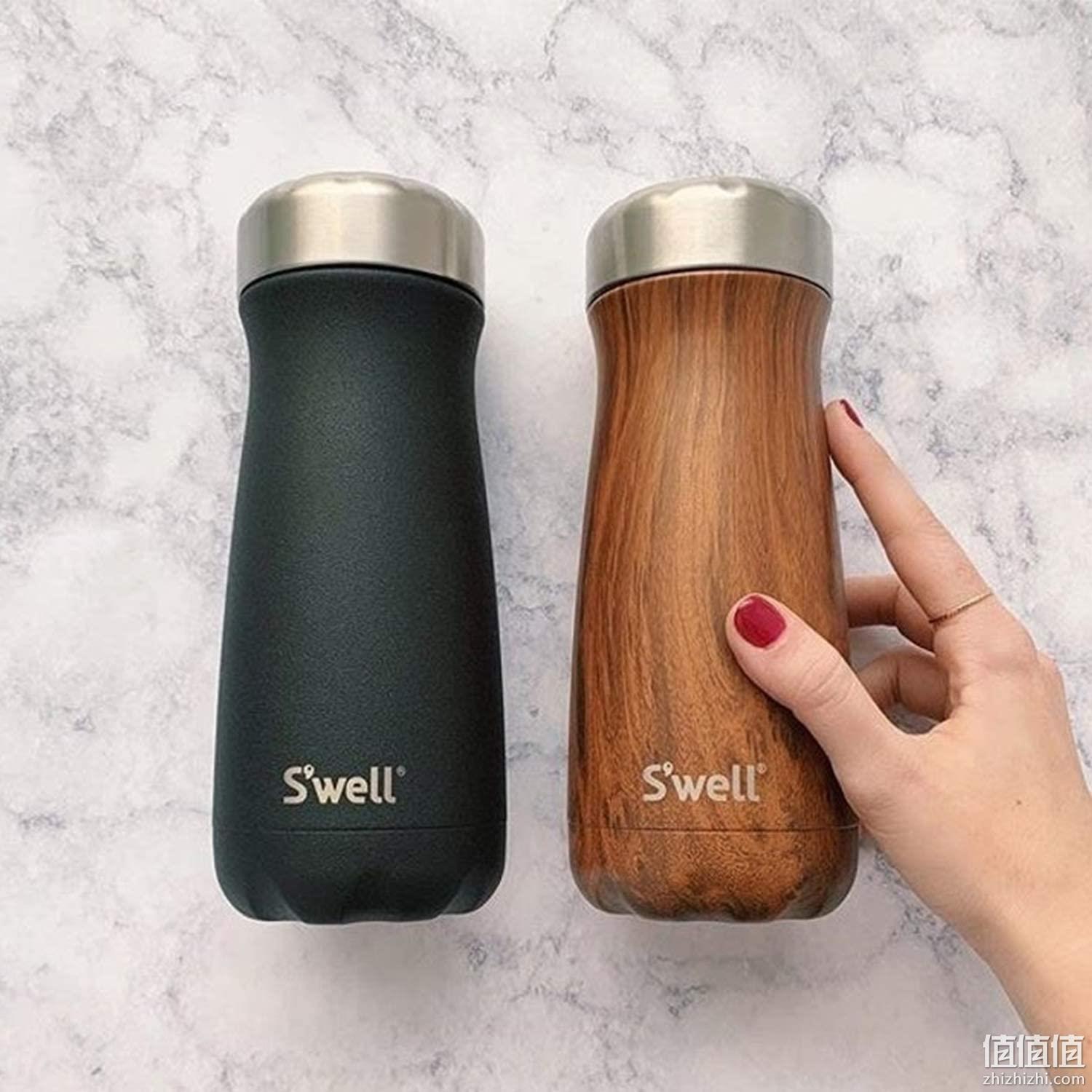 亚马逊销冠！网红保温杯，S'well 木纹不锈钢保温杯 470ml 新低165.87元 值值值-买手聚集的地方