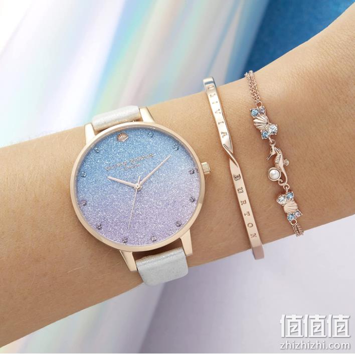 Olivia Burton Under The Sea 女士满天星时装腕表 OB16US47 新低293.73元 值值值-买手聚集的地方