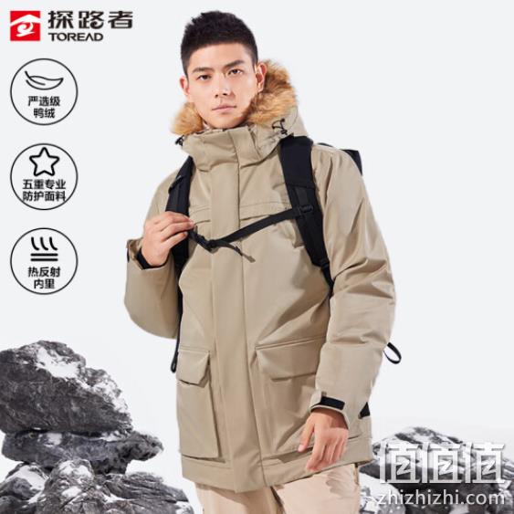 反季好价，TOREAD 探路者 男子户外派克羽绒服 TADDBK91097 299元包邮（需领券） 值值值-买手聚集的地方