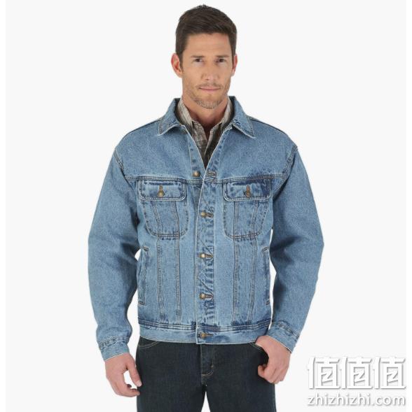 Wrangler 男士Rugged经典美式牛仔夹克 256.64元 值值值-买手聚集的地方