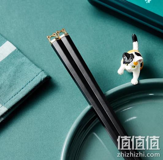 共禾京品 304不锈钢猫咪筷勺2件套 19元包邮（需领券） 值值值-买手聚集的地方