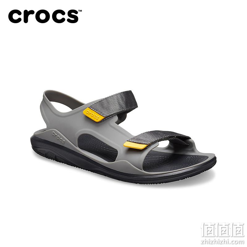 亚马逊销冠！CROCS 卡骆驰 激浪探险男士沙滩凉鞋 206526 新低144.88元 值值值-买手聚集的地方