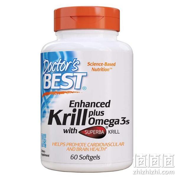 0税费！Doctor's Best 多特倍斯 南极磷虾油软胶囊60粒 135.61元 值值值-买手聚集的地方
