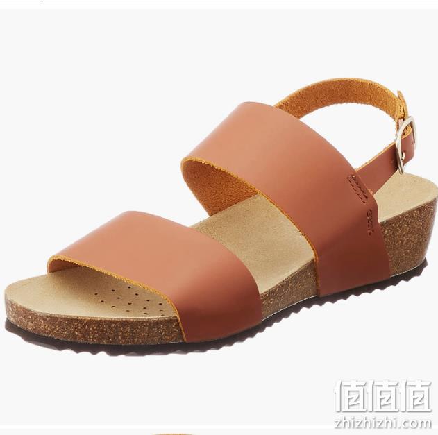 Geox 杰欧适 D Sthellae 女式坡跟凉鞋 306.19元 值值值-买手聚集的地方
