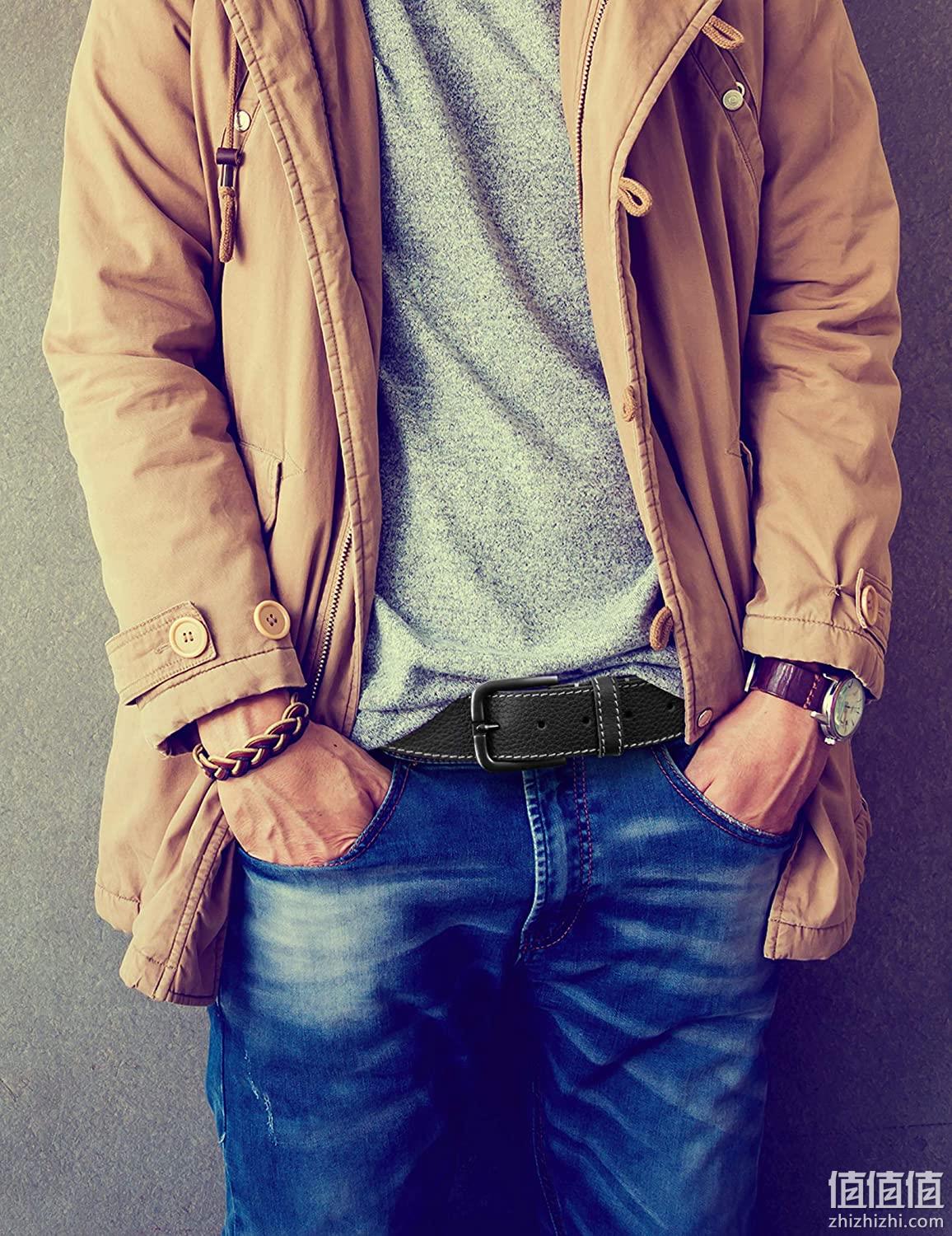 Timberland 添柏岚 Oily 男士真皮皮带  B75451 118.68元 值值值-买手聚集的地方