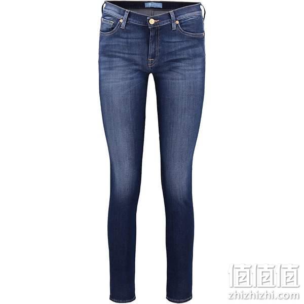 7 For All Mankind The Skinny 女士中腰弹力紧身牛仔裤JSWT8870HA 557.4元 值值值-买手聚集的地方