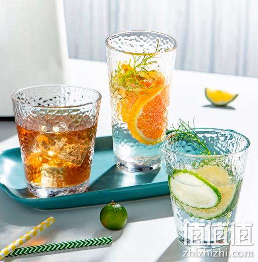Lovwish 乐唯诗 锤纹玻璃杯 220ml*6只装 14.9元包邮（需领券） 值值值-买手聚集的地方