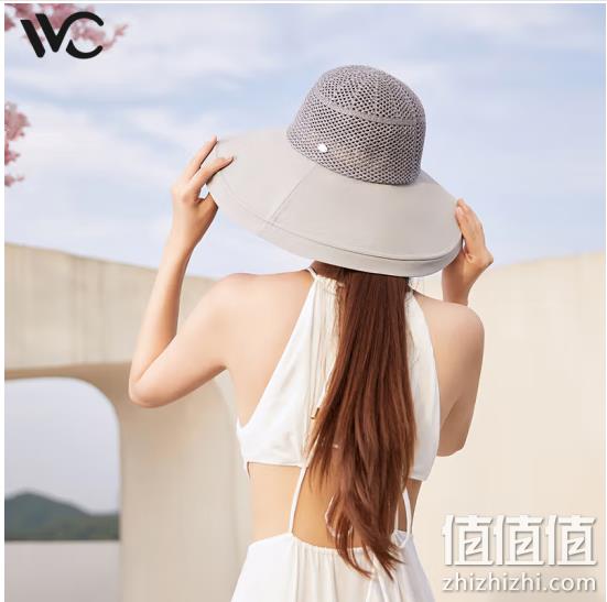 VVC 女士镂空超大帽檐渔夫帽（仲夏版） 39.9元包邮（需领券） 值值值-买手聚集的地方