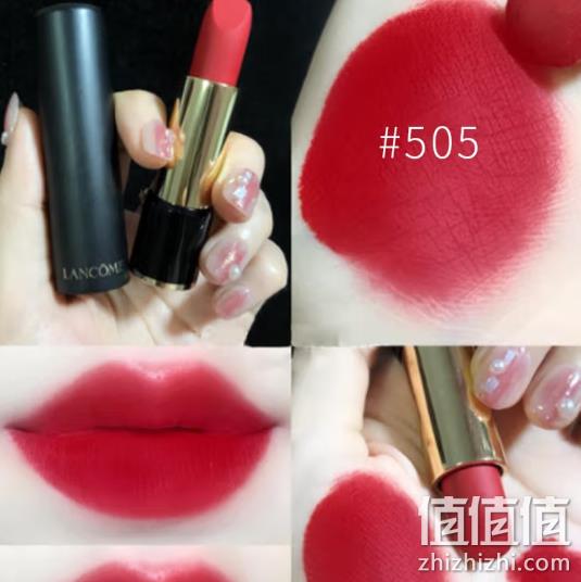 LANCOME 兰蔻 菁纯丝绒雾面哑光唇膏 #505 朱砂红 1.6g新低49.9元包邮（双重优惠） 白菜！ 值值值-买手聚集的地方