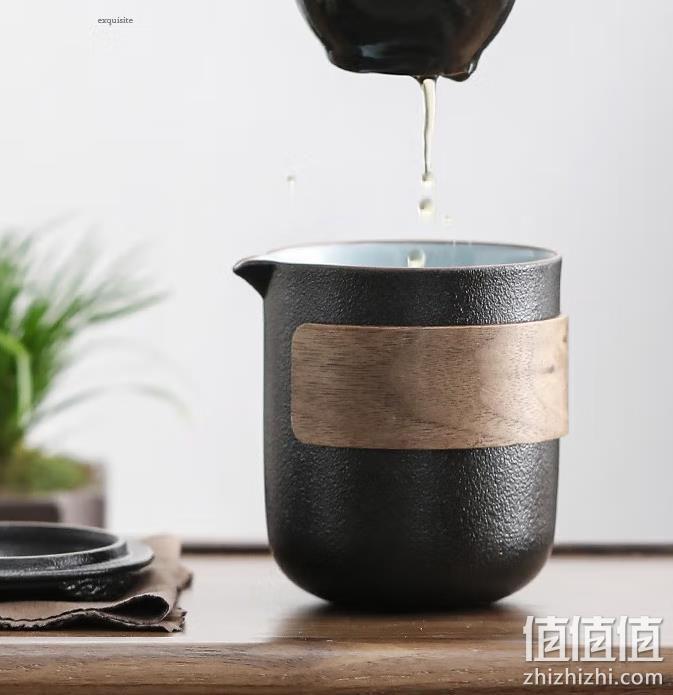 领艺 紫砂旅行茶具套装 1壶4杯 69元包邮（需领券） 值值值-买手聚集的地方