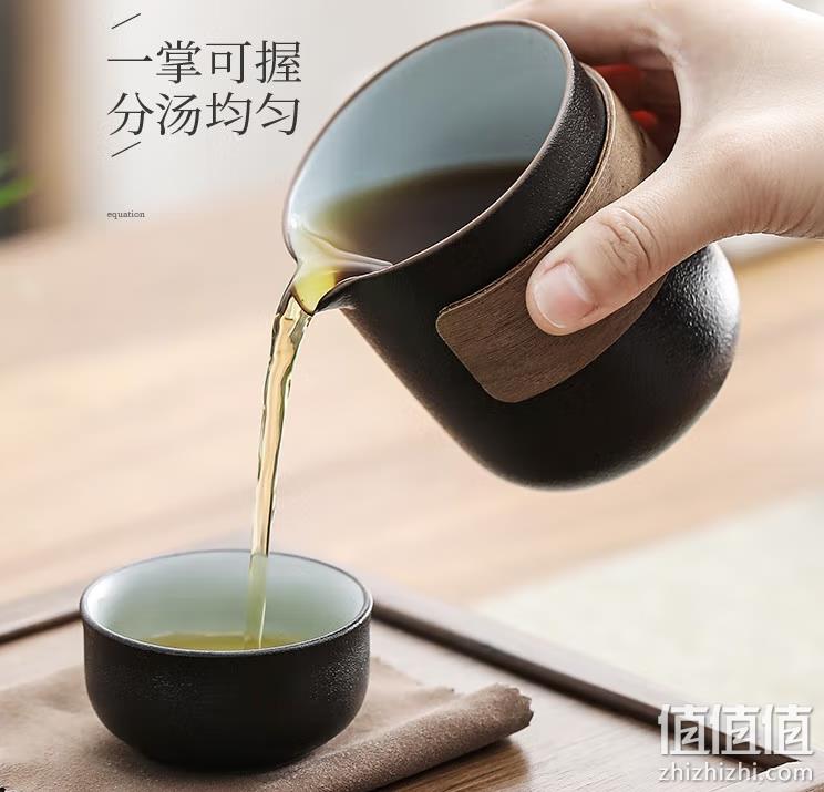 领艺 紫砂旅行茶具套装 1壶4杯 69元包邮（需领券） 值值值-买手聚集的地方