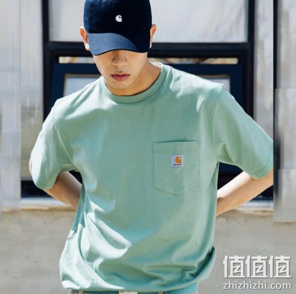 Carhartt K87 男士纯棉口袋短袖T恤 156元 值值值-买手聚集的地方